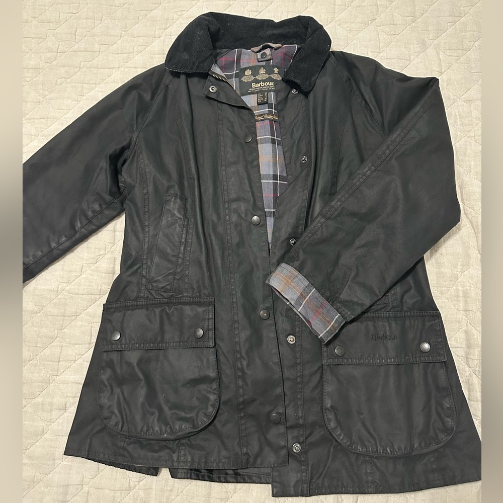 Barbour Women’s Beadnell Wax Jacket - Black